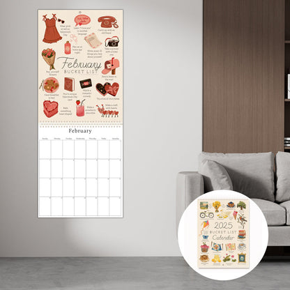 2025 Bucket List Kalender