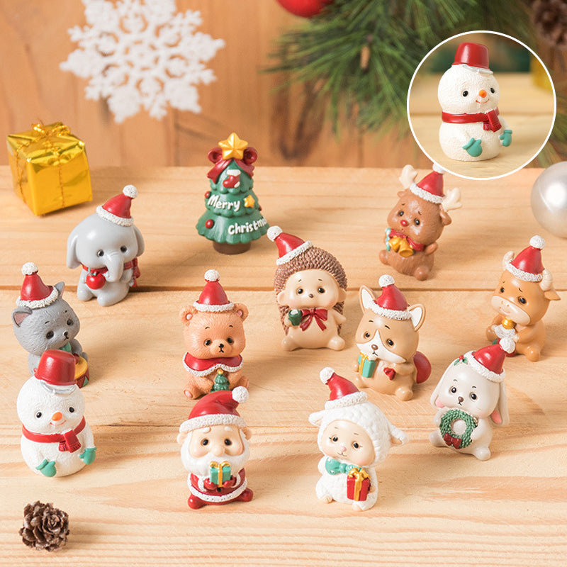 Vivolux | Handgefertigte Tier-Weihnachtsmann-Ornamente