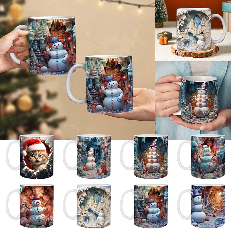 Vivolux | 3D Weihnachts-Schneemann Becher