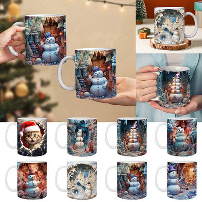 Vivolux | 3D Weihnachts-Schneemann Becher