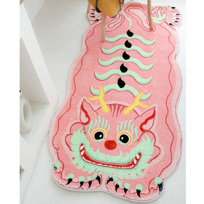 Vivolux | Lustiger Dickel-Drache Weicher Teppich