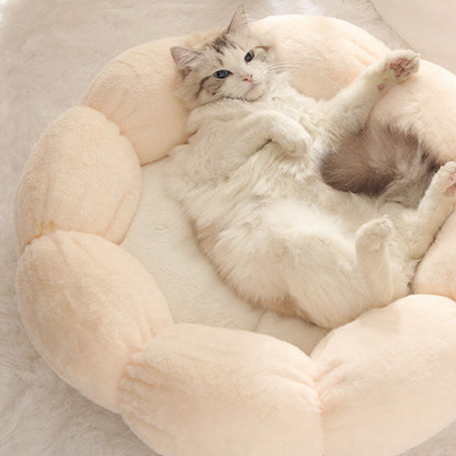 Vivolux | Tiefschlafende Blumenform Katzenbett