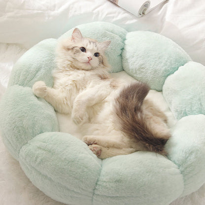 Vivolux | Tiefschlafende Blumenform Katzenbett