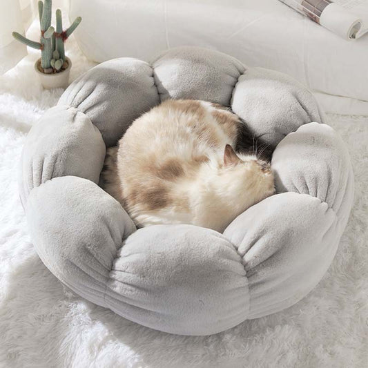 Vivolux | Tiefschlafende Blumenform Katzenbett