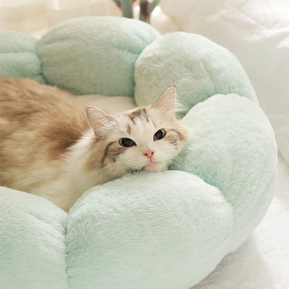 Vivolux | Tiefschlafende Blumenform Katzenbett