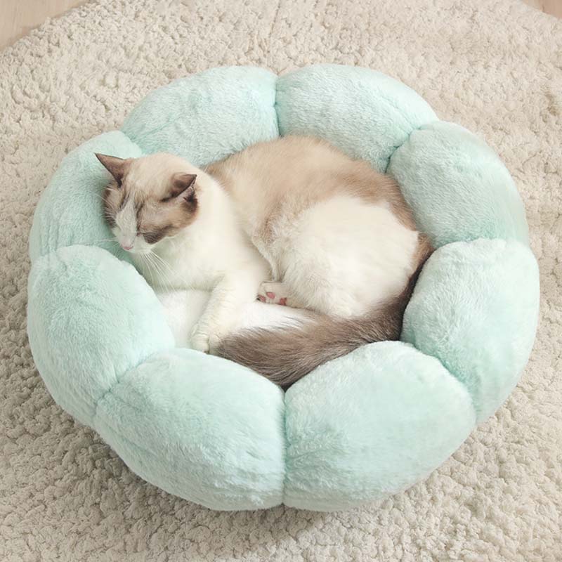Vivolux | Tiefschlafende Blumenform Katzenbett