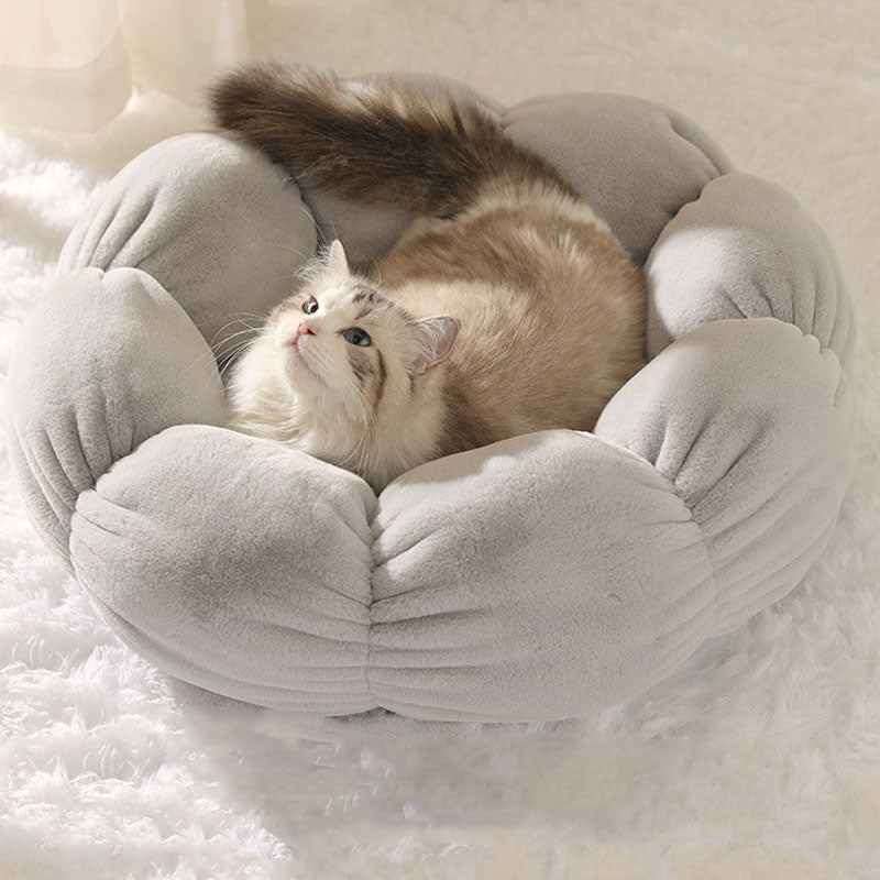 Vivolux | Tiefschlafende Blumenform Katzenbett