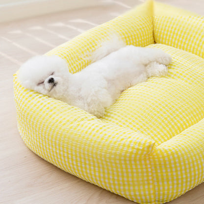 Vivolux | Rechteckiges waschbares Hundebett atmungsaktives Haustierbett