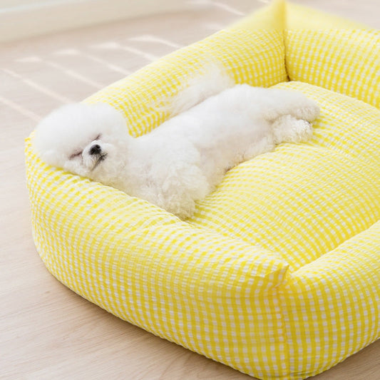 Vivolux | Rechteckiges waschbares Hundebett atmungsaktives Haustierbett