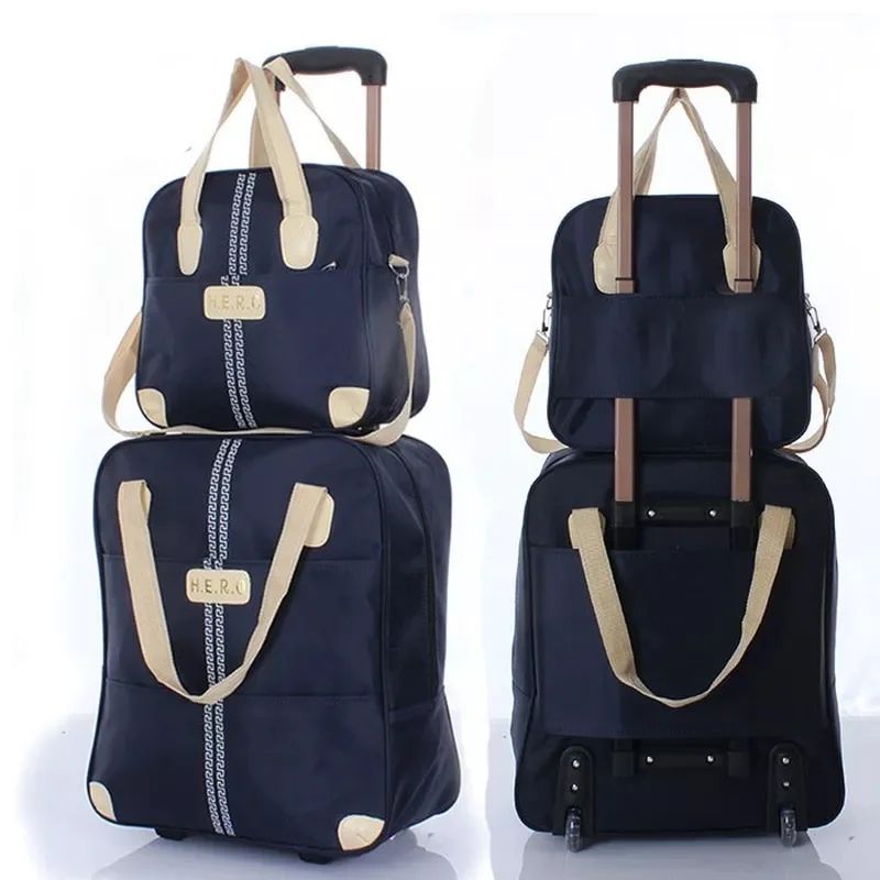 Vivolux | 2 in 1 Trolley Traveling Bag with a boarding bag