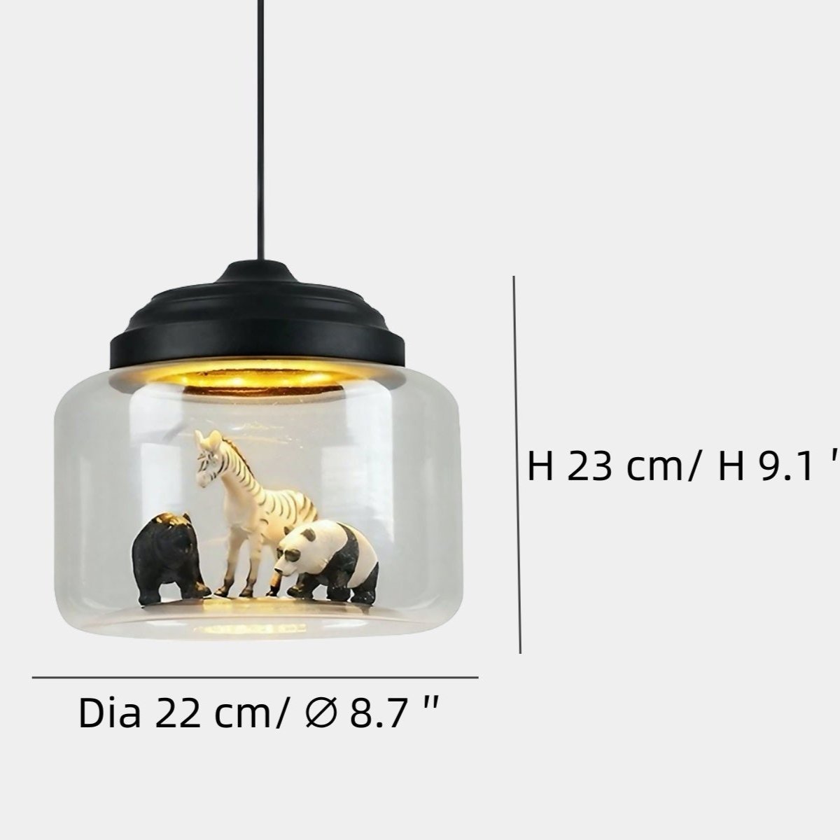 Vivolux | Fügen Sie einen Hauch von Magie mit dem Lampenschirm Kleiner Zoo hinzu