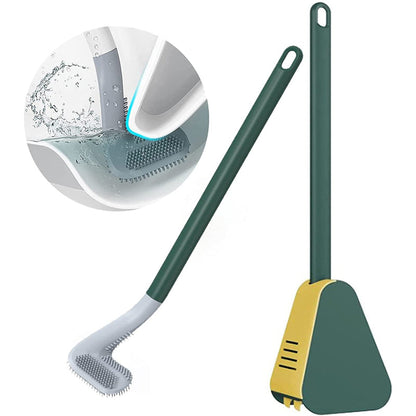 Vivolux | Langer Griff Flexible Silikon Golf WC-Bürste
