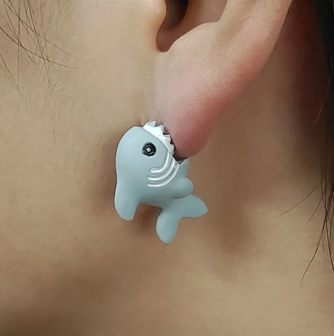 Vivolux beißende Tiere Ohrstecker (1 Paar)