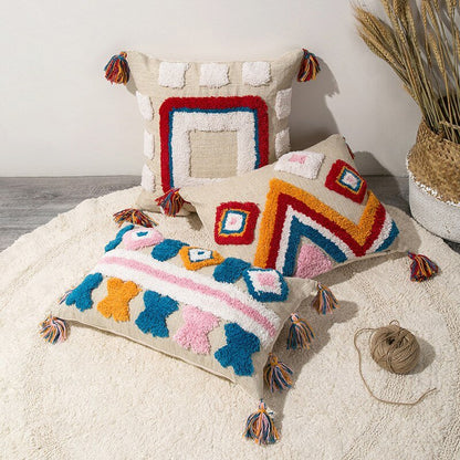 Vivolux | Handgefertigte marokkanische Boho-Stil Kissenhülle