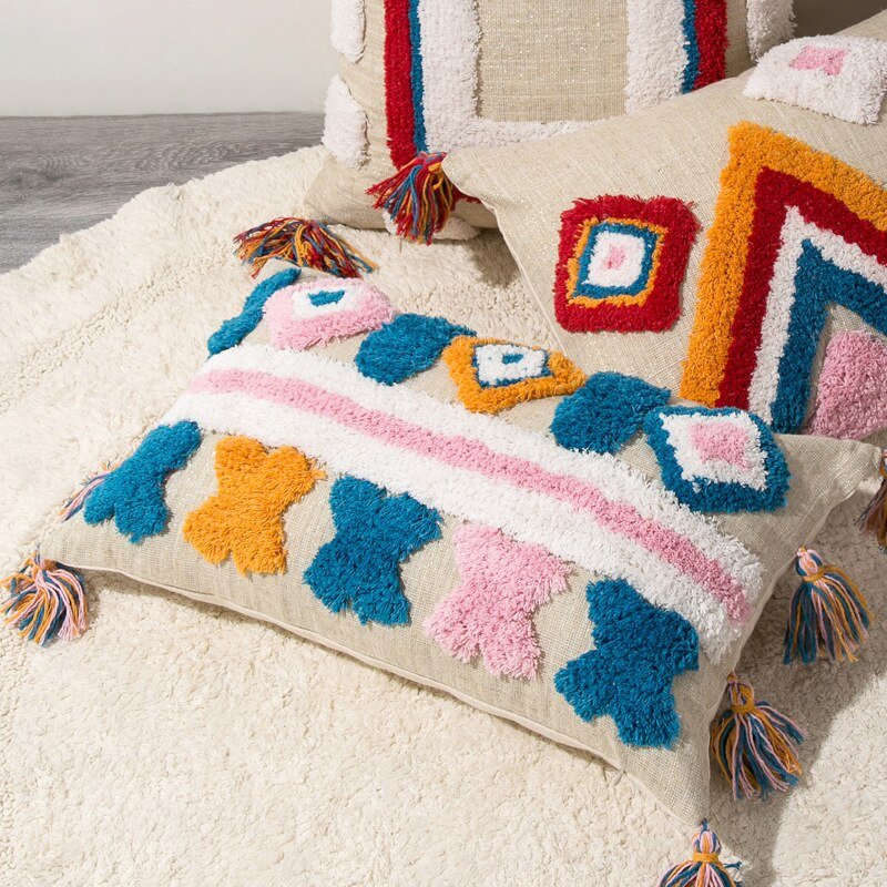 Vivolux | Handgefertigte marokkanische Boho-Stil Kissenhülle