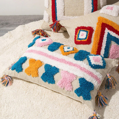Vivolux | Handgefertigte marokkanische Boho-Stil Kissenhülle