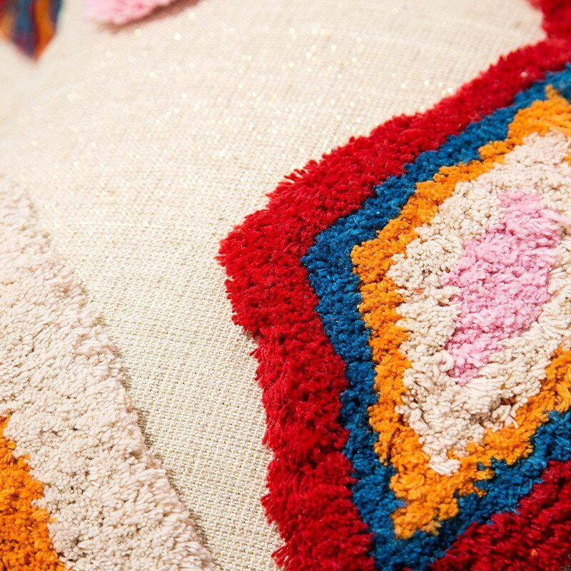 Vivolux | Handgefertigte marokkanische Boho-Stil Kissenhülle