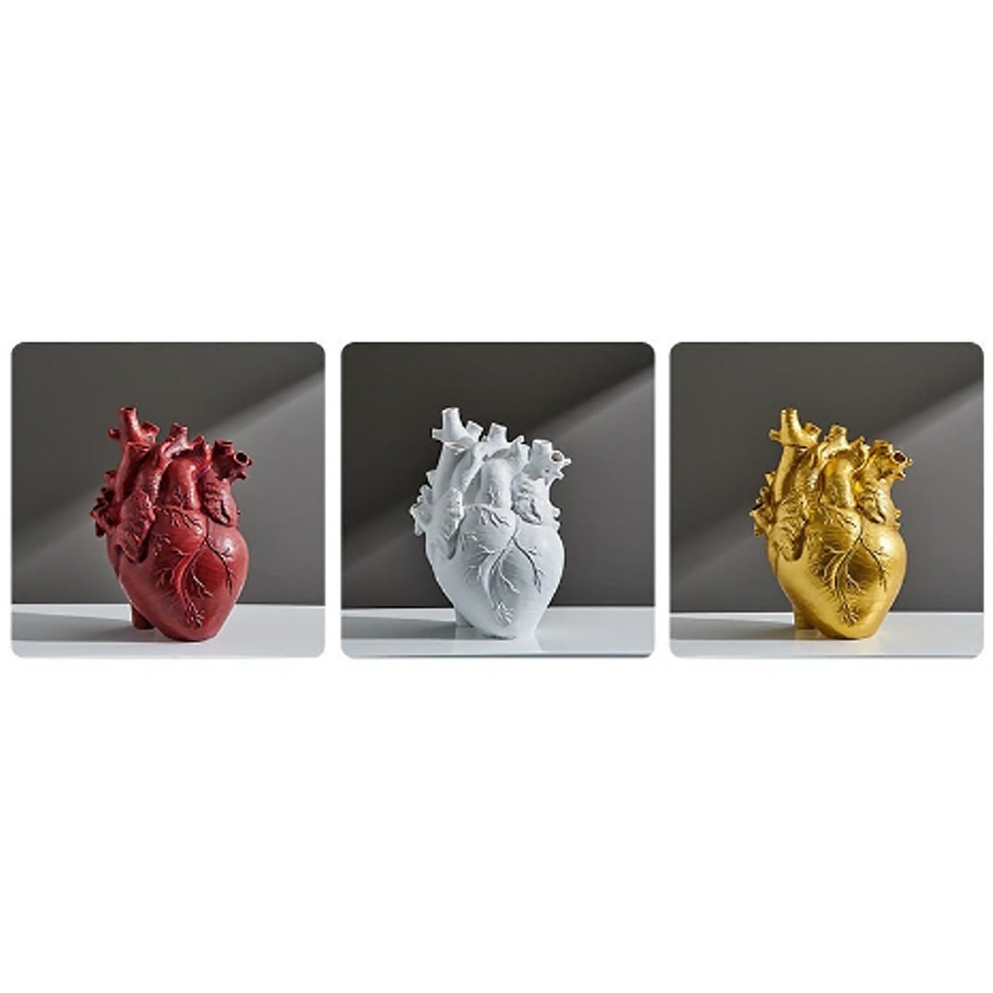 Vivolux | Herz Trocken Pflanzen Kunst Vase