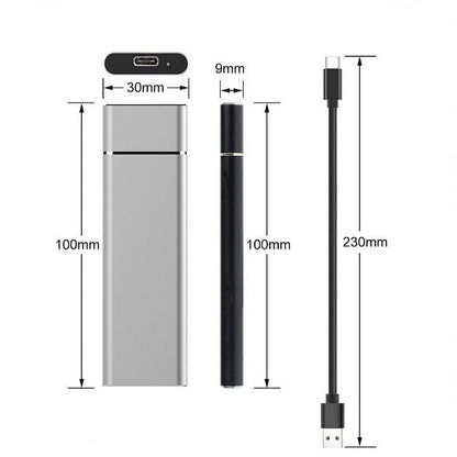 Vivolux | Externe SSD-Festplatte USB Aluminium Speicher