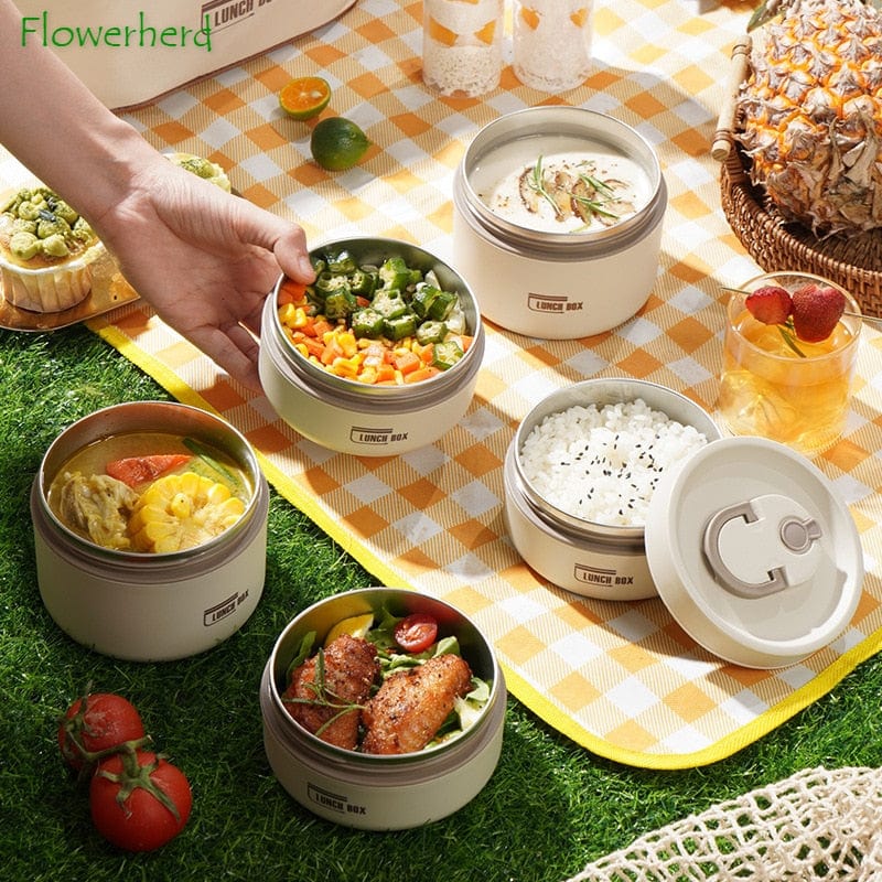 Vivolux | Thermoisolierte Lunchbox-Behälter aus Edelstahl