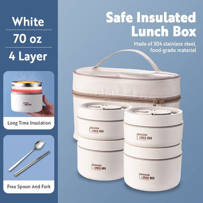 Vivolux | Thermoisolierte Lunchbox-Behälter aus Edelstahl