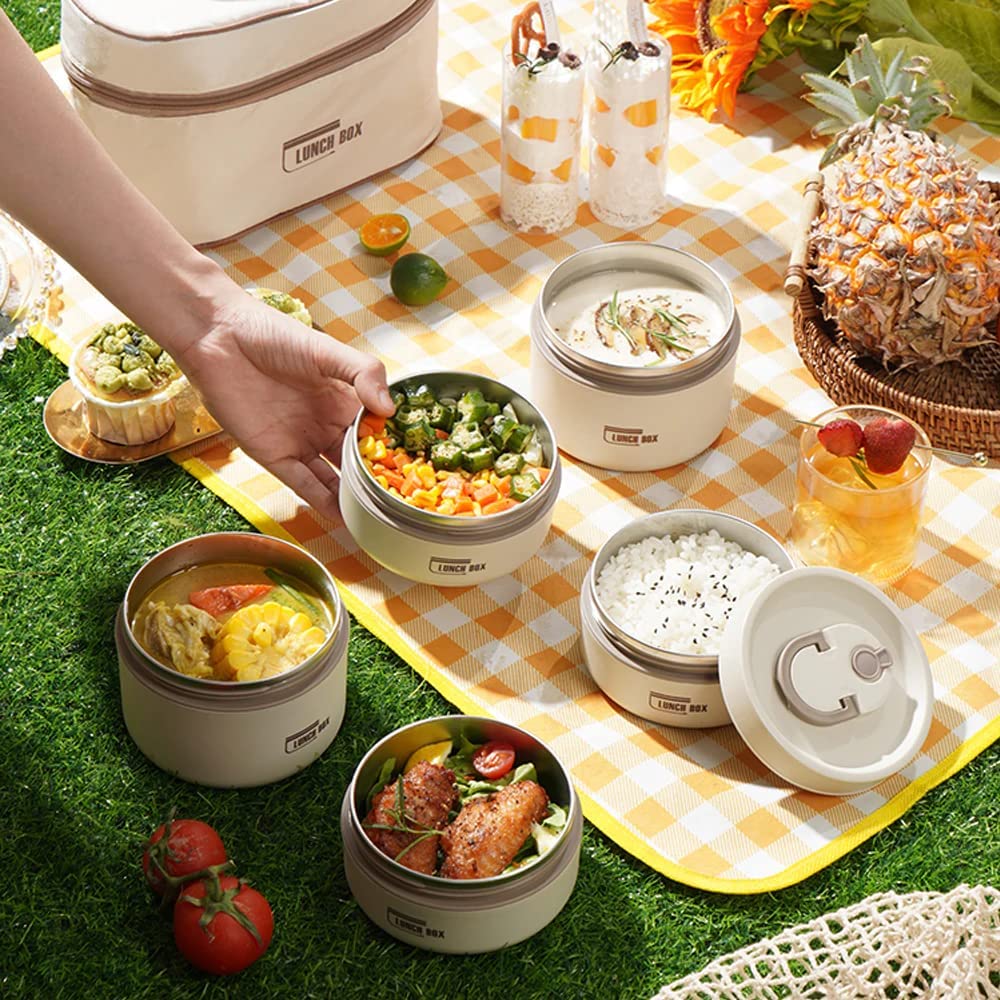 Vivolux | Thermoisolierte Lunchbox-Behälter aus Edelstahl