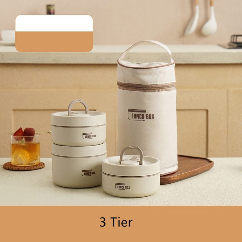 Vivolux | Thermoisolierte Lunchbox-Behälter aus Edelstahl