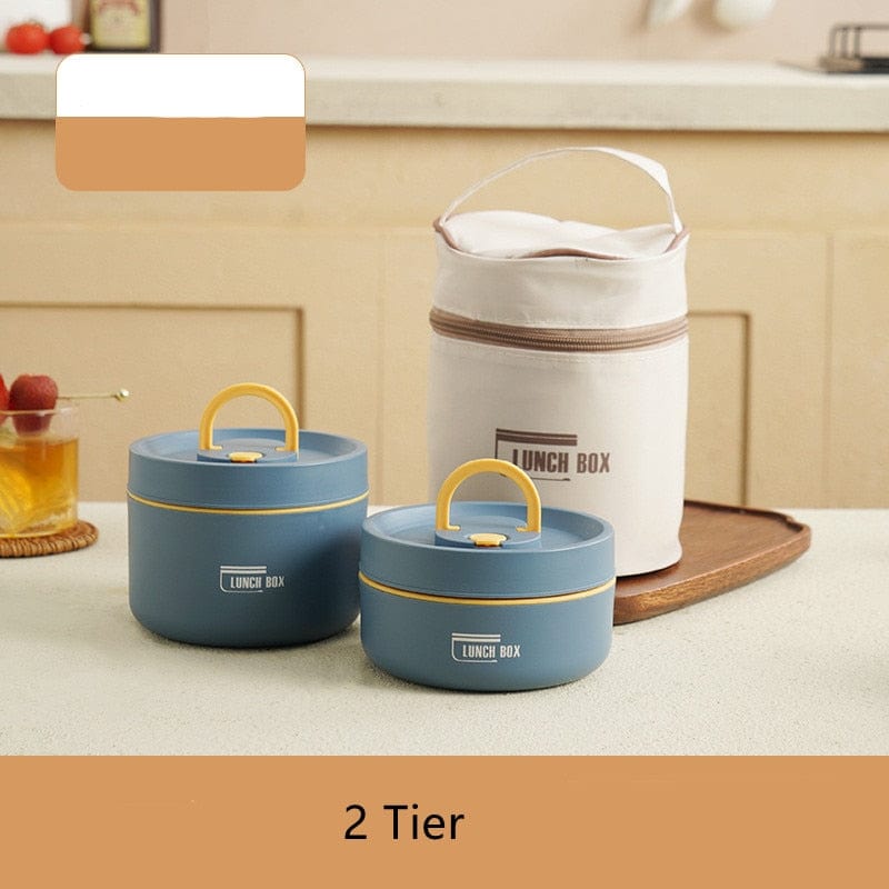 Vivolux | Thermoisolierte Lunchbox-Behälter aus Edelstahl