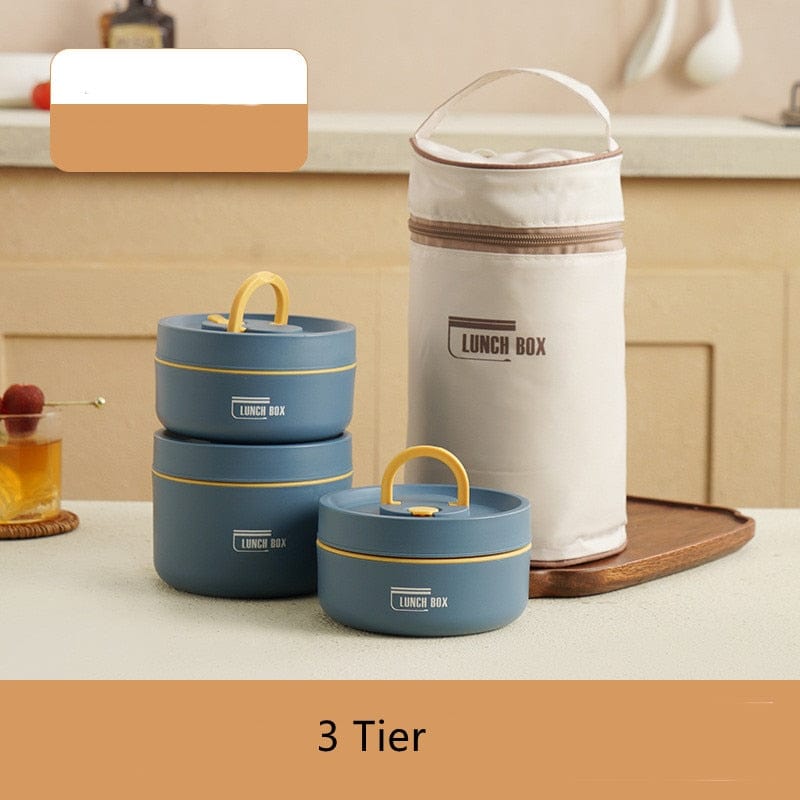 Vivolux | Thermoisolierte Lunchbox-Behälter aus Edelstahl