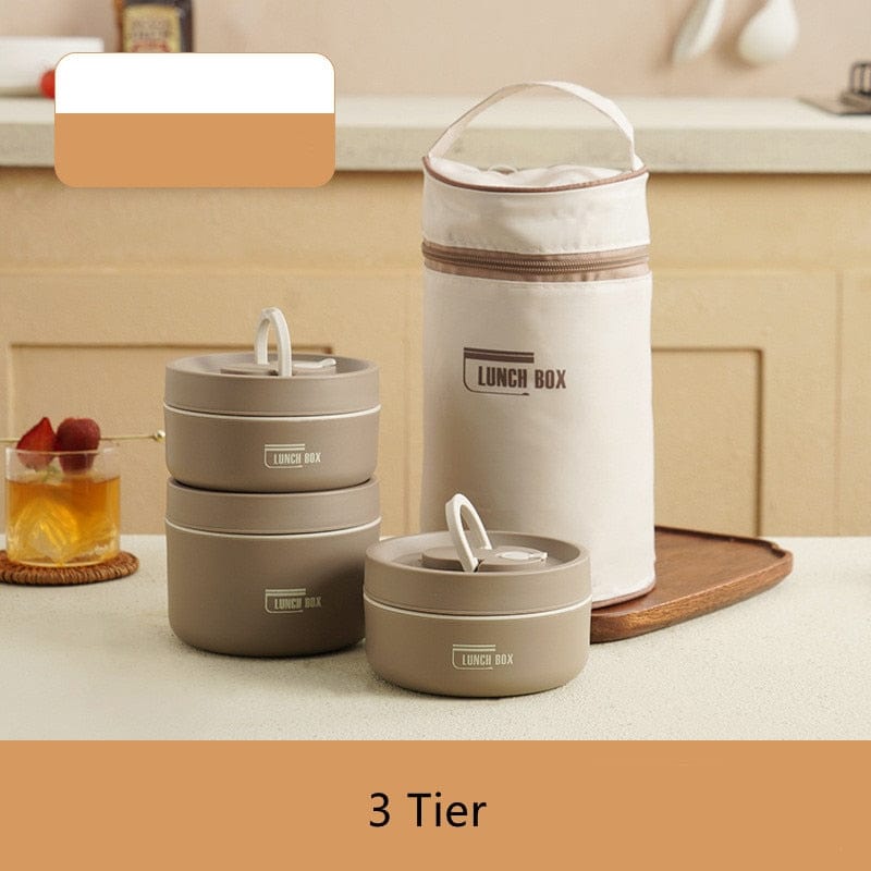 Vivolux | Thermoisolierte Lunchbox-Behälter aus Edelstahl