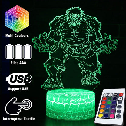 Vivolux | 3D Lampe Marvel Hulk
