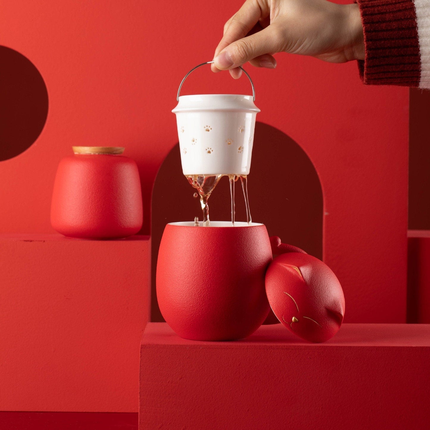 Vivolux | Katzenbecher mit Deckel