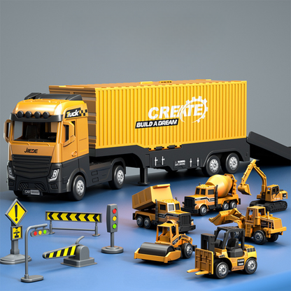 Vivolux | Konstruktionsspielzeug-Set Kranwagen Spielzeuge