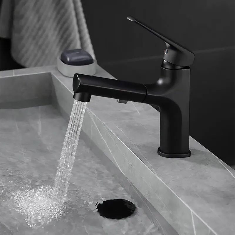 Ausziehbarer Einhand-Badewasserhahn