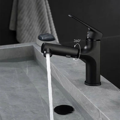 Ausziehbarer Einhand-Badewasserhahn