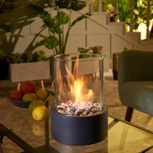 Vivolux | Trendige & Tragbare Tischfeuer Laterne - GlowLuxe
