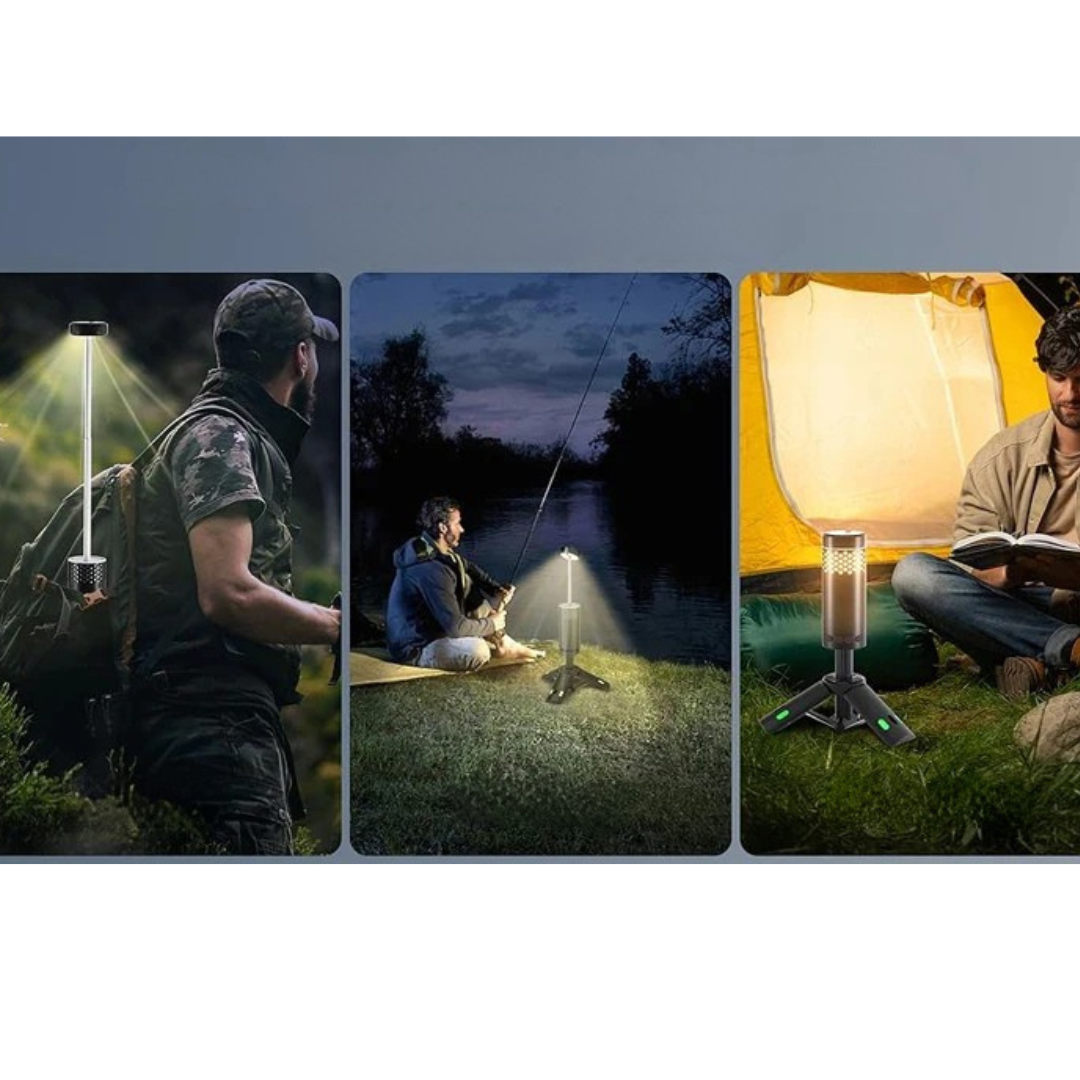 Vivolux | Camping-Laterne mit Stativ wiederaufladbares LED-Licht