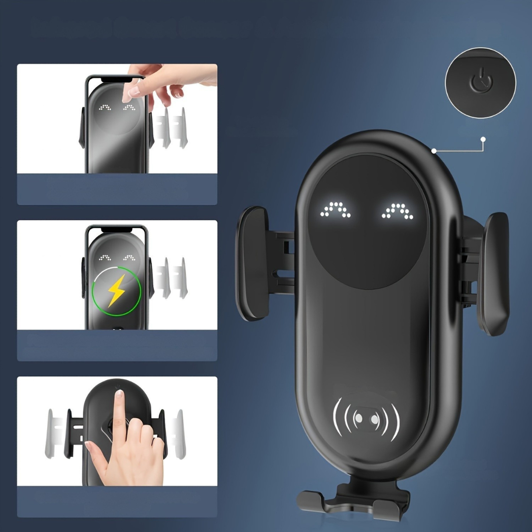 Vivolux | Auto-Handyhalter mit kabellosem Ladegerät