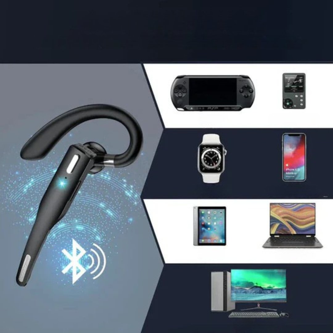 Vivolux | Bluetooth-Headset mit Mikrofon Geräuschunterdrückung Ohrhörer