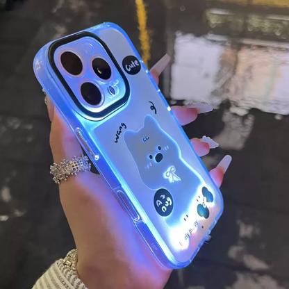 Vivolux | Neon Paws Katzenliebhaber Leuchtende Handyhülle