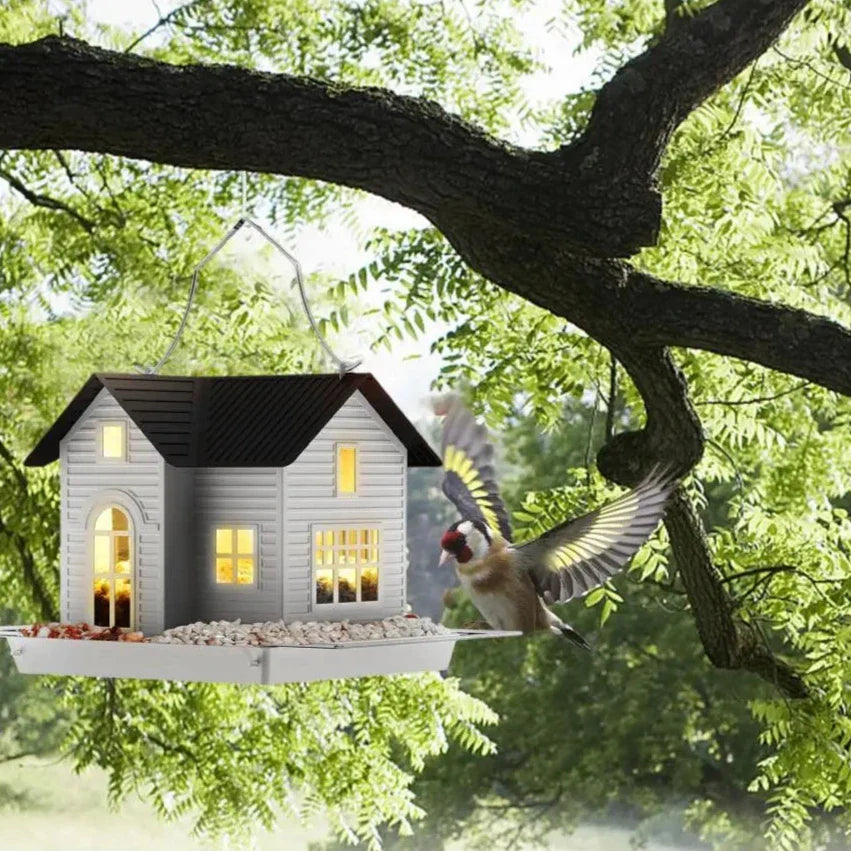 Vivolux | Charmanter Solar-Vogelhäuschen