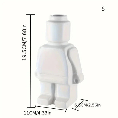 Lego-Vase aus Keramik