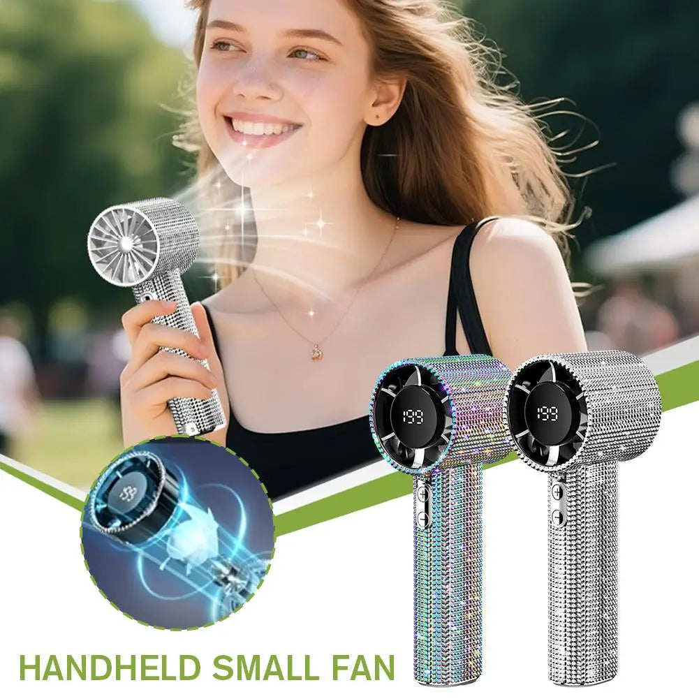Vivolux | Diamond Breeze Handheld Fan