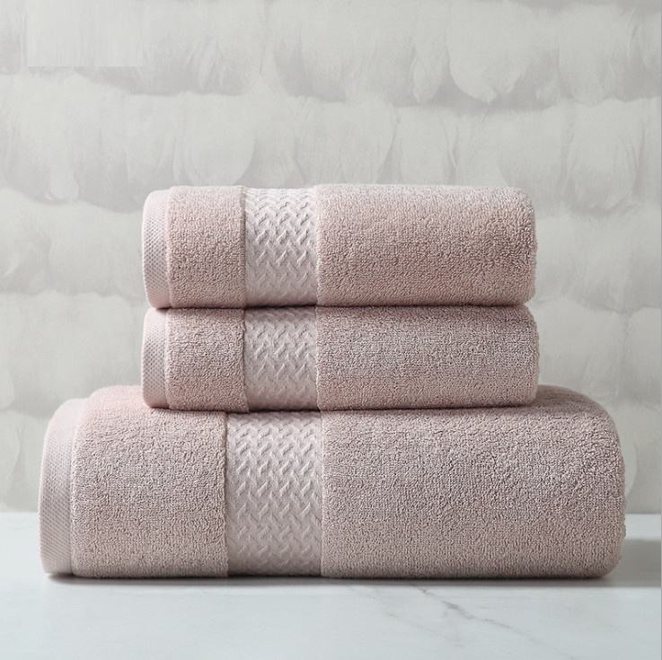 Vivolux | 100% ägyptische Baumwolle Badetuch 70x140cm - grau