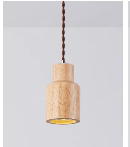 Vivolux | Skandinavische Holz Hängeleuchte – Minimalistisches Design für Wohnzimmer und Schlafzimmer | Natürlicher Holzlook