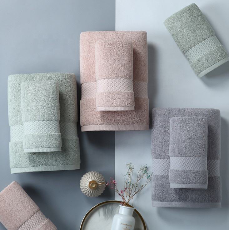 Vivolux | 100% ägyptische Baumwolle Badetuch 70x140cm - grau