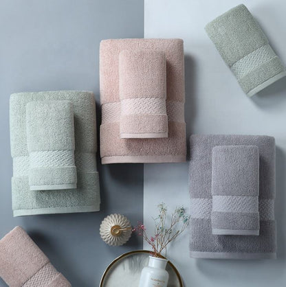 Vivolux | 100% ägyptische Baumwolle Badetuch 70x140cm - grau