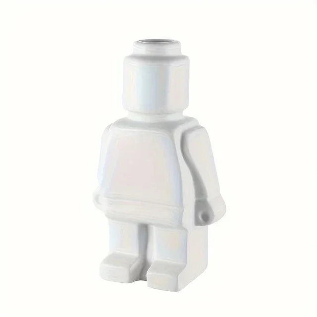 Lego-Vase aus Keramik