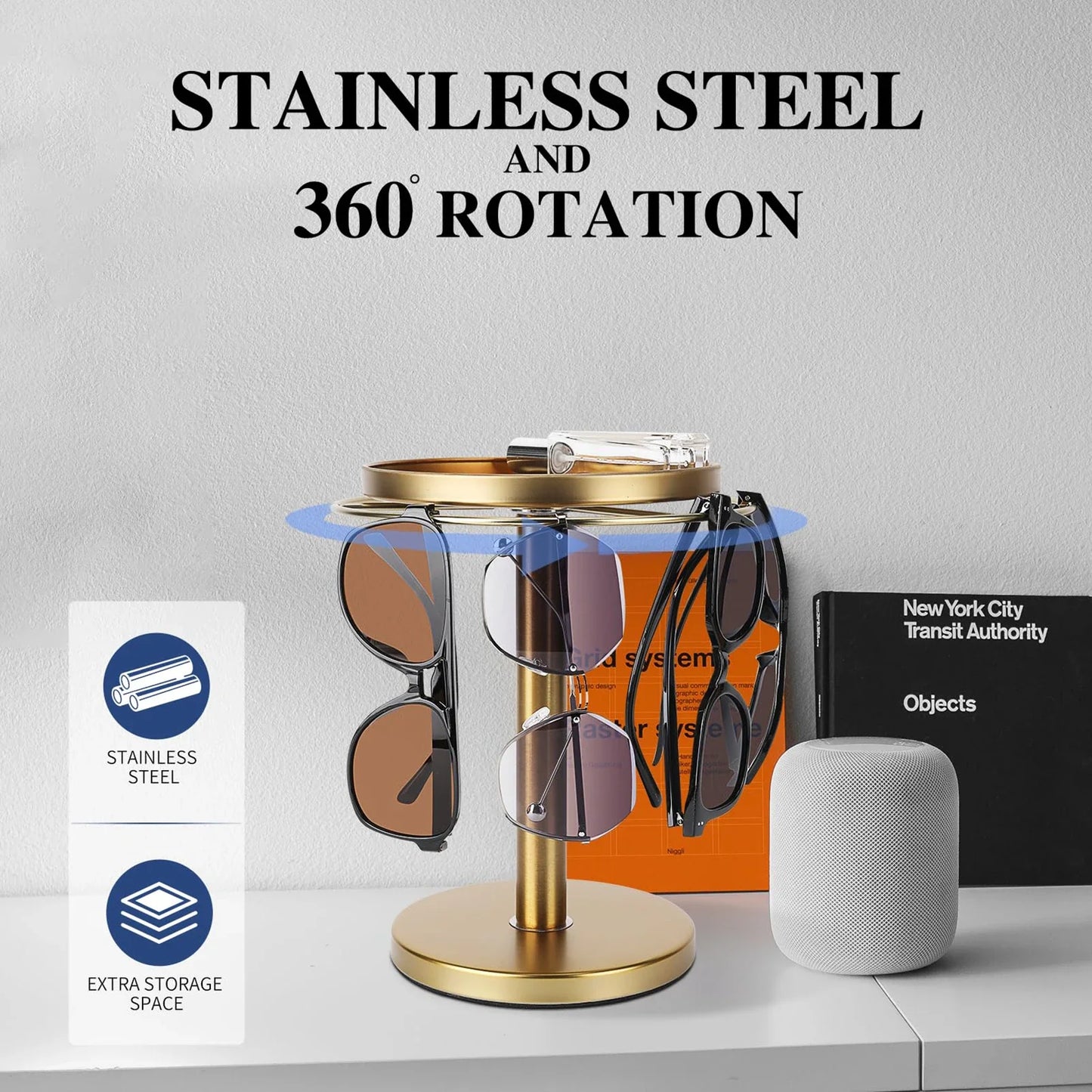 Vivolux | Spin & Store Sonnenbrillenhalter