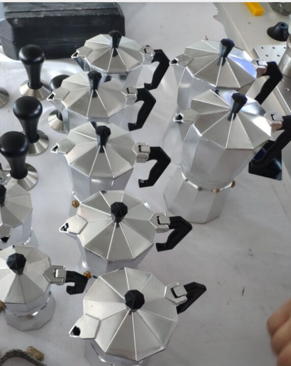 Vivolux | Klassische italienische Espressokocher für den Herd - 12 Tassen Moka-Topf